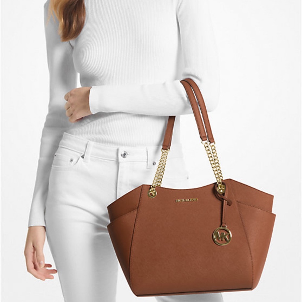 Michael Kors MICHAEL KORS 
Jet Set Large Saffiano Leather Shoulder Tote Bag
NWT